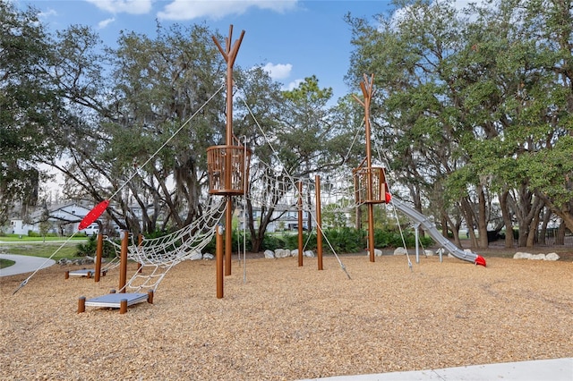 view of communal playground