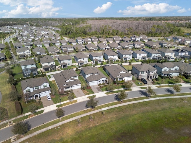 birds eye view of property featuring a residential view