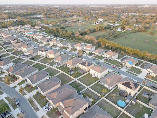 drone / aerial view featuring a residential view