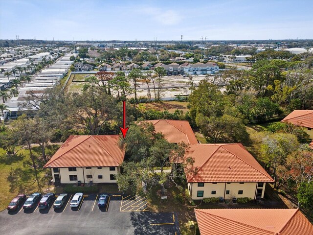 bird's eye view featuring a residential view