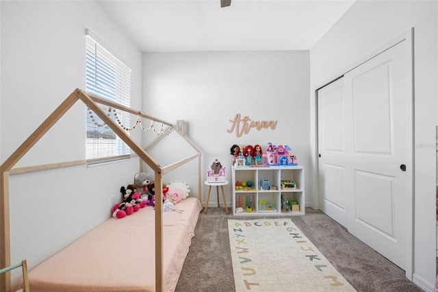 playroom with carpet