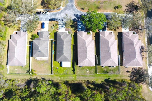 drone / aerial view featuring a residential view