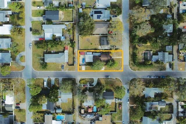 birds eye view of property featuring a residential view