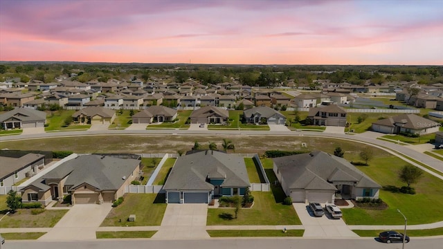 birds eye view of property featuring a residential view