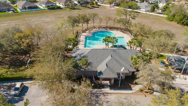 bird's eye view featuring a residential view