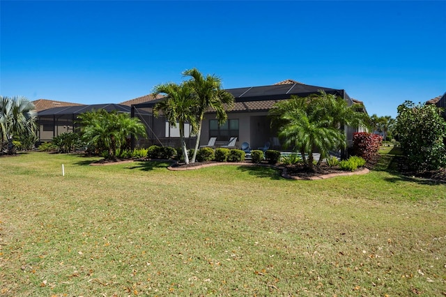 exterior space with a lanai