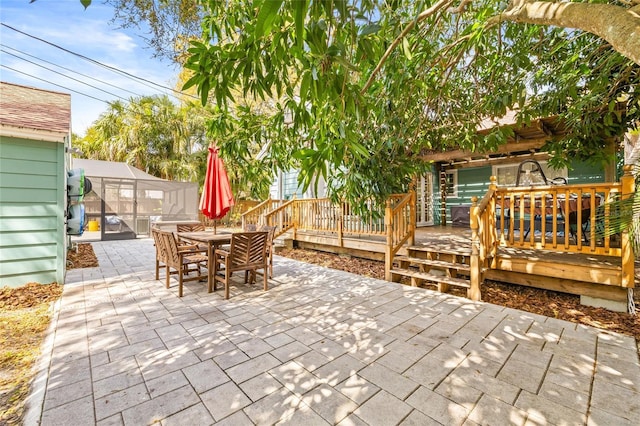 view of patio / terrace with outdoor dining space