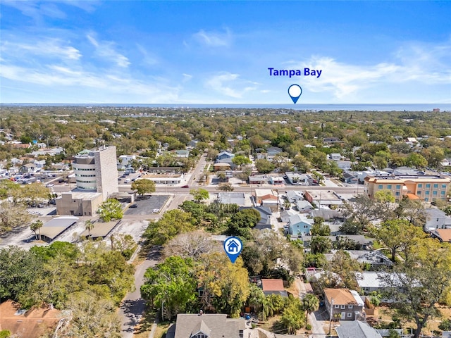 drone / aerial view featuring a residential view