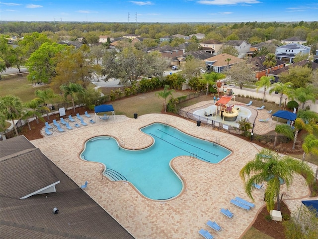 pool featuring a patio