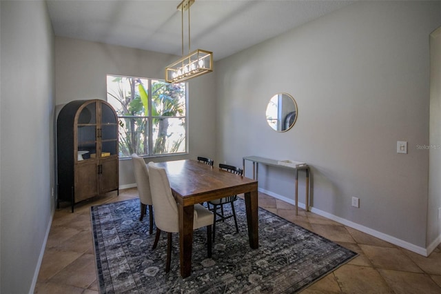 dining room with baseboards