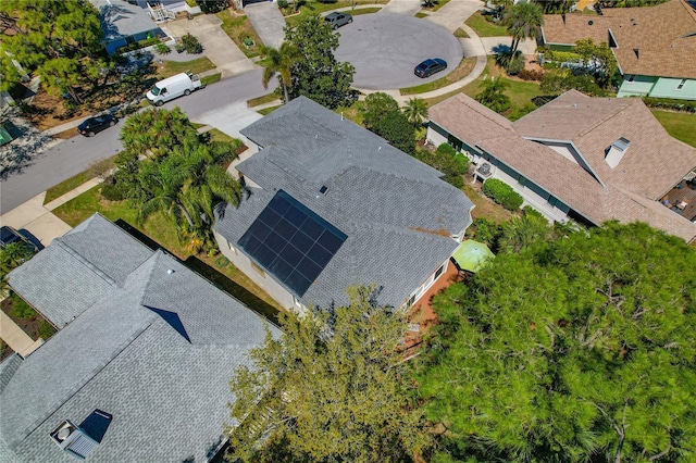 bird's eye view featuring a residential view