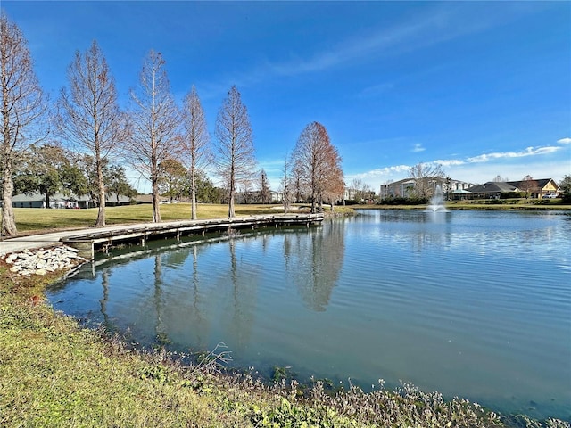 property view of water