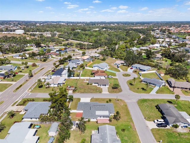 bird's eye view featuring a residential view