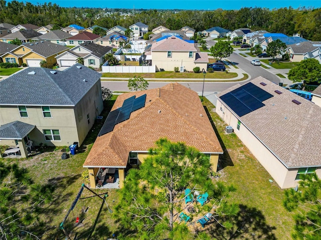 birds eye view of property featuring a residential view