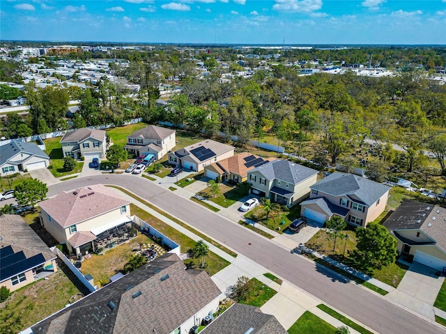 birds eye view of property featuring a residential view