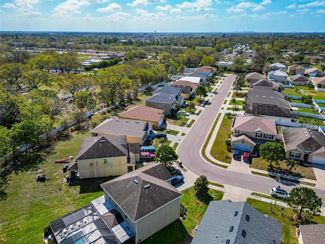 birds eye view of property featuring a residential view