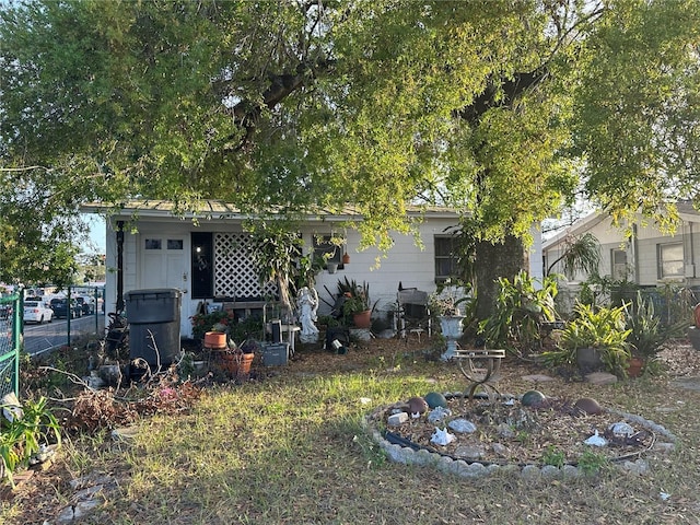 view of front of home