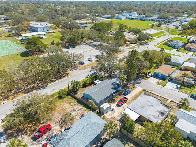 aerial view featuring a residential view