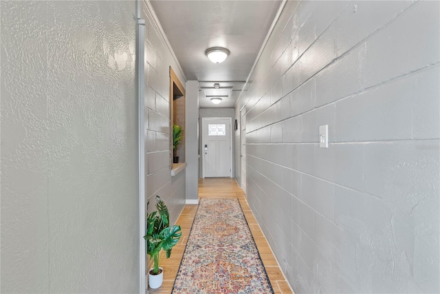 entryway featuring light wood-type flooring