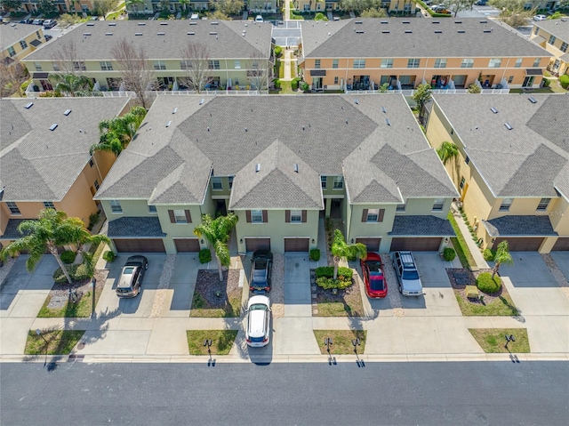 drone / aerial view featuring a residential view