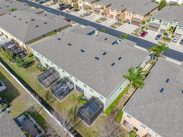 aerial view featuring a residential view