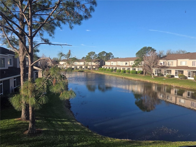 water view with a residential view