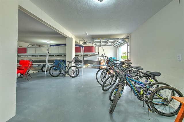 garage featuring bike storage