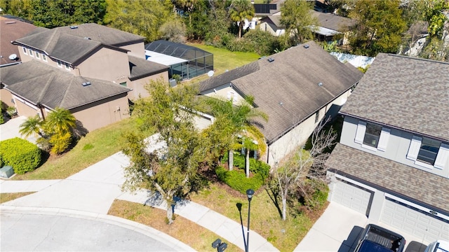 birds eye view of property featuring a residential view