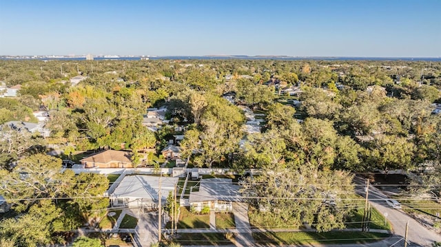 aerial view with a view of trees