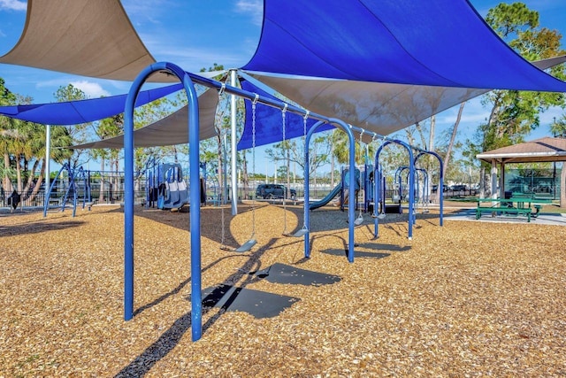 view of communal playground