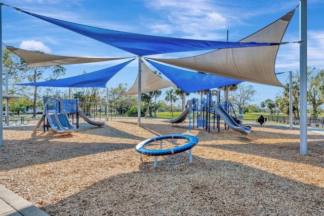 view of communal playground