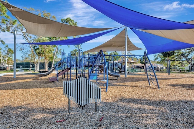 view of communal playground