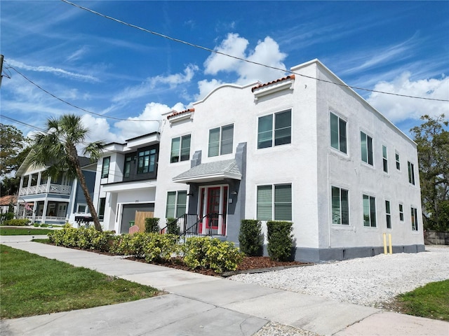 view of front of property with stucco siding