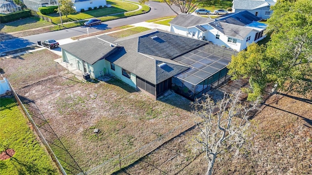 aerial view featuring a residential view