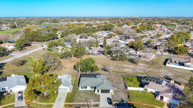 drone / aerial view featuring a residential view