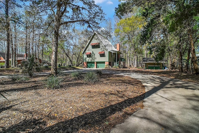 exterior space with driveway