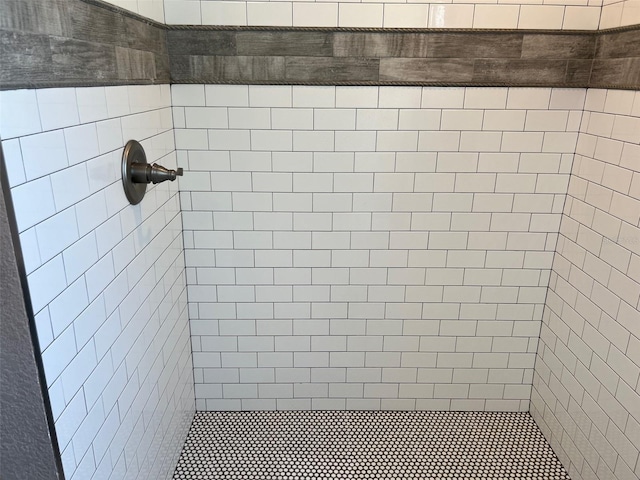 full bathroom with tiled shower