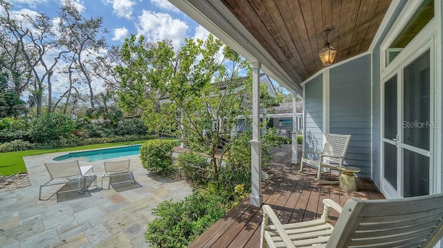 balcony featuring a patio