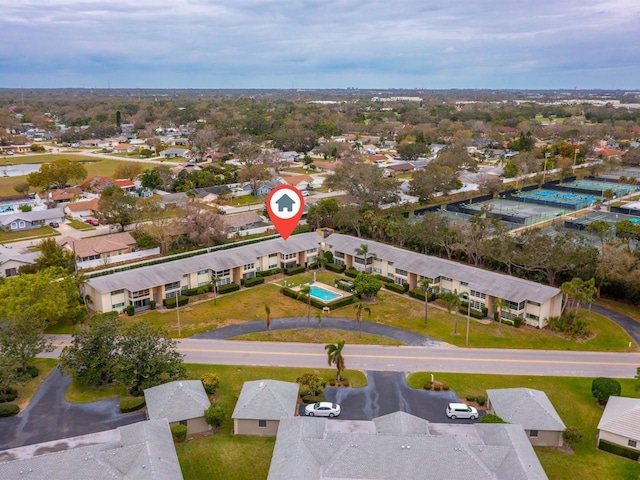 bird's eye view featuring a residential view