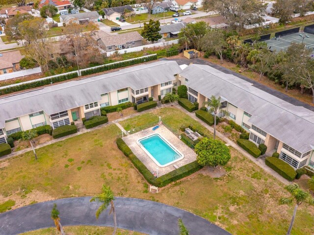 bird's eye view featuring a residential view