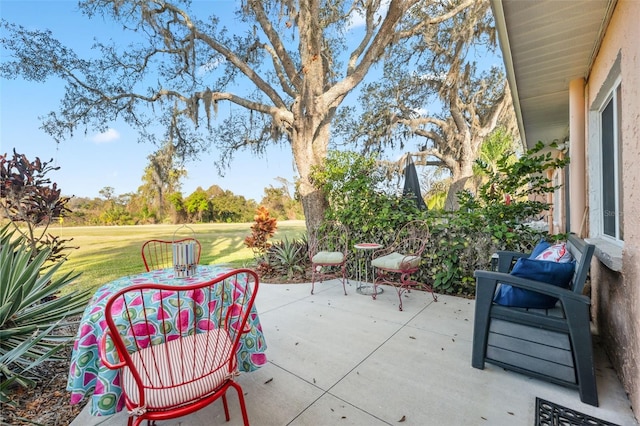 view of patio