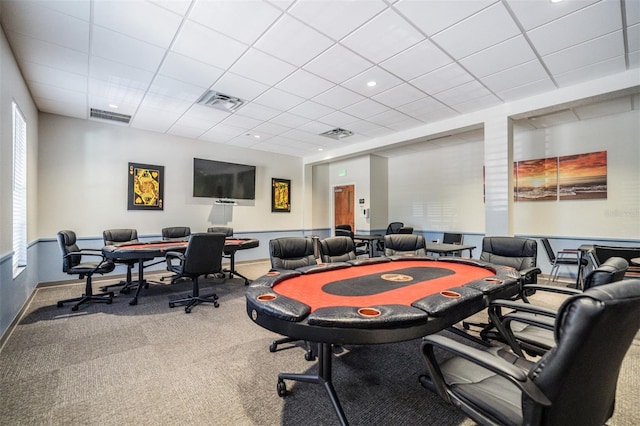 29312 Marker Loop, San Antonio, FL 33576 - office space with carpet flooring and a paneled ceiling