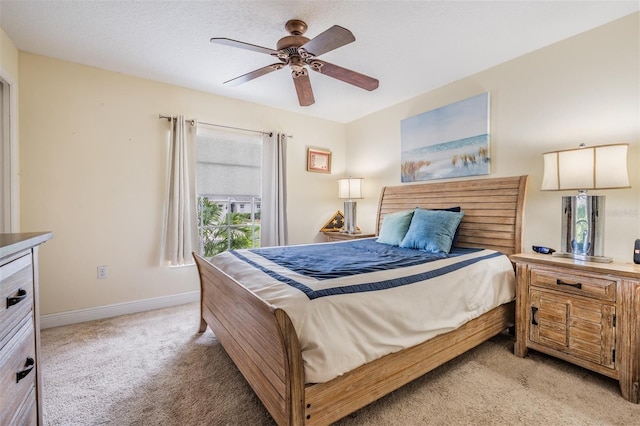 29312 Marker Loop, San Antonio, FL 33576 - bedroom with light carpet and ceiling fan