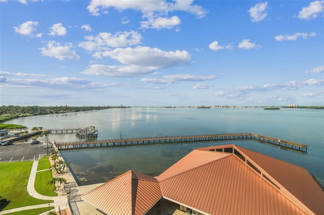 634 Edgewater Dr Unit 744, Dunedin, FL 34698 - dock area featuring a water view