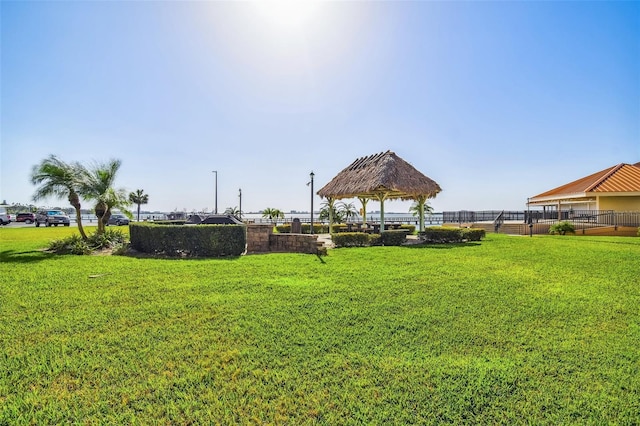 634 Edgewater Dr Unit 744, Dunedin, FL 34698 - view of yard featuring a gazebo