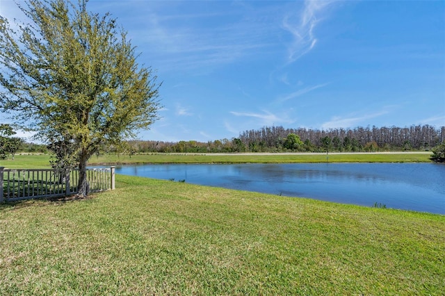 property view of water