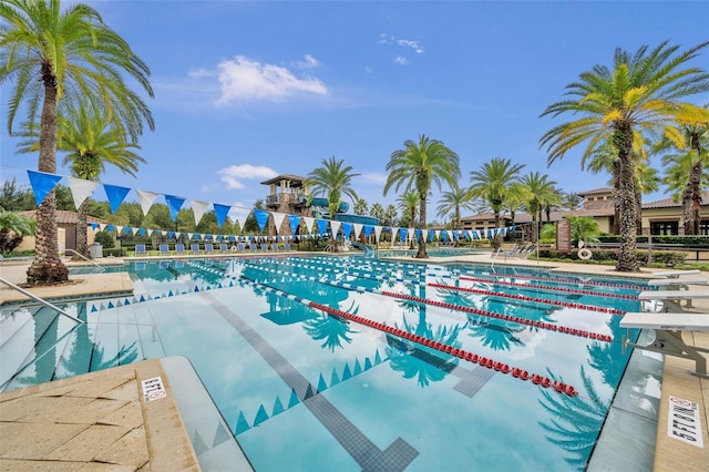 view of community pool