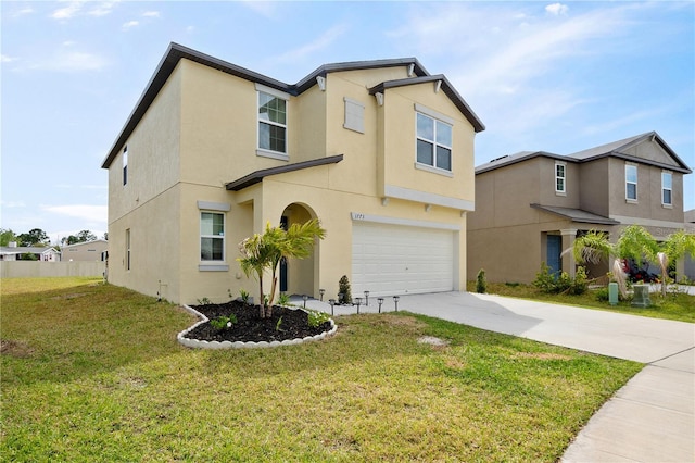 1773 Yellow Trl, Lakeland, FL 33801 - traditional-style house featuring concrete driveway, an attached garage, and stucco siding