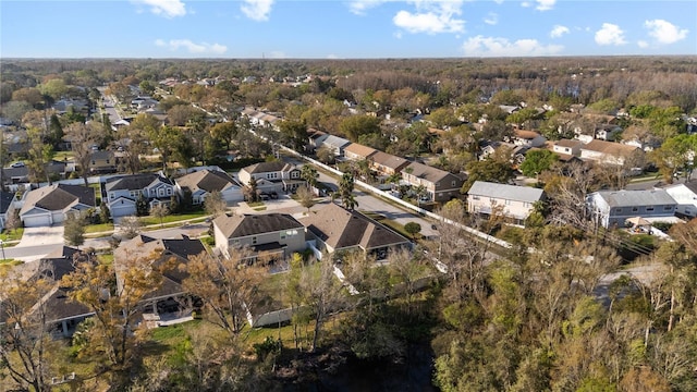 bird's eye view featuring a residential view