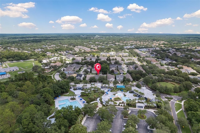 drone / aerial view featuring a residential view